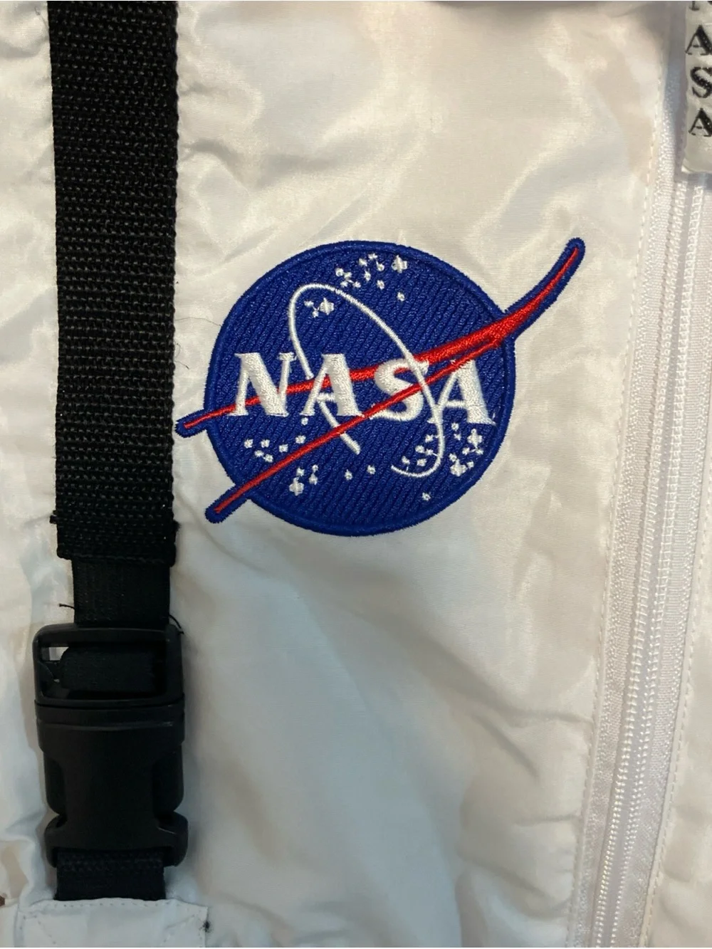 Child White NASA Commander Space Suit Costume